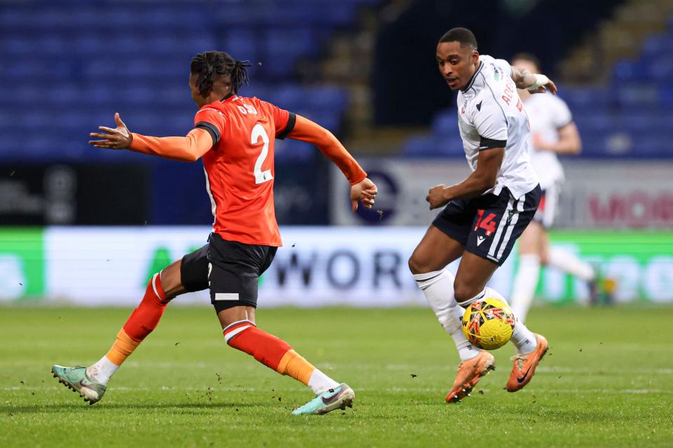 Adeboyejo action Luton