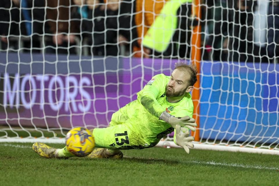 Joel Coleman penalty save