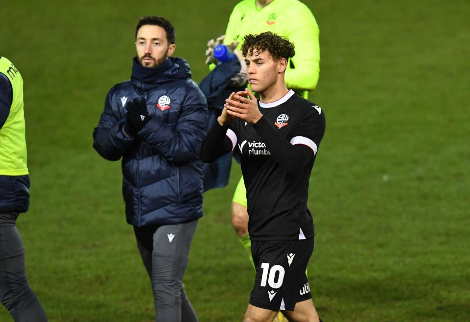 Dion Charles applause Blackpool