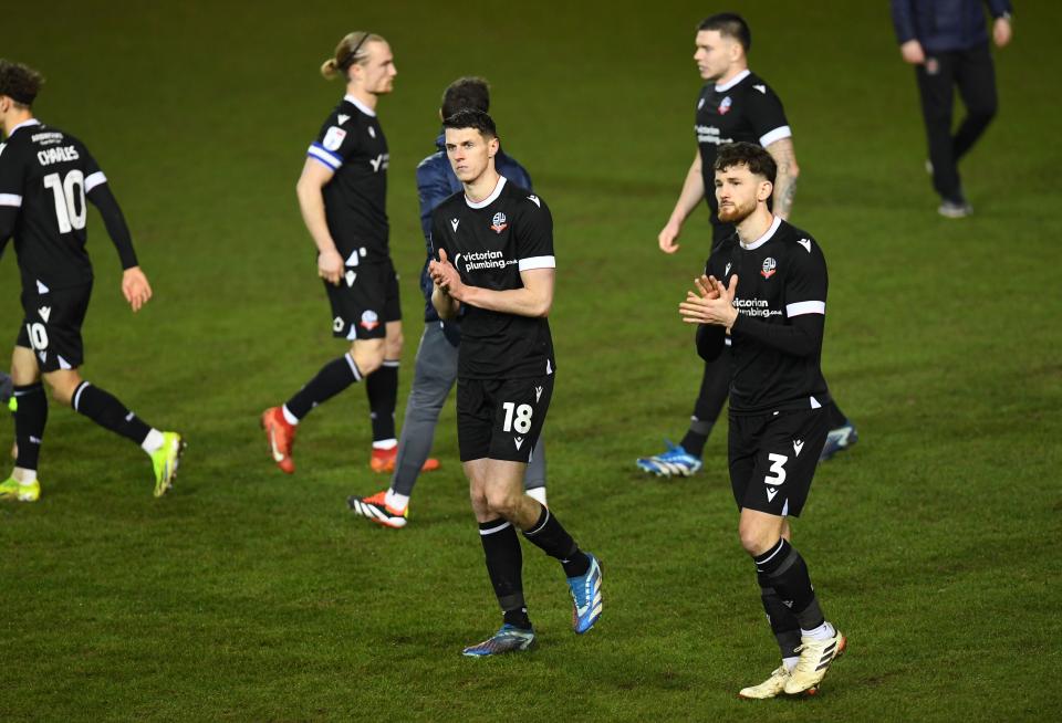 Toal Iredale applause Blackpool