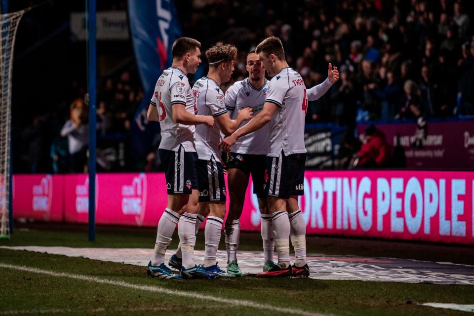 Team celebration Burton Jake Horrocks