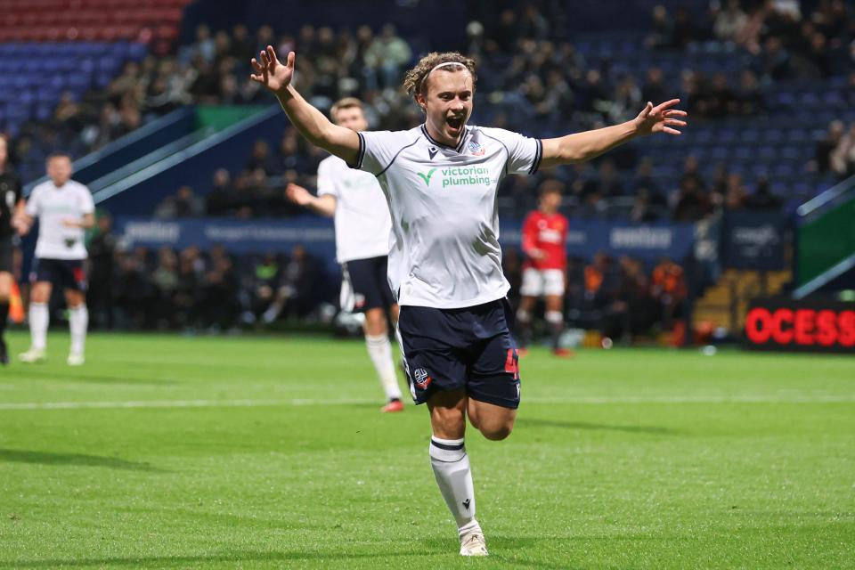 Luke Matheson celebration