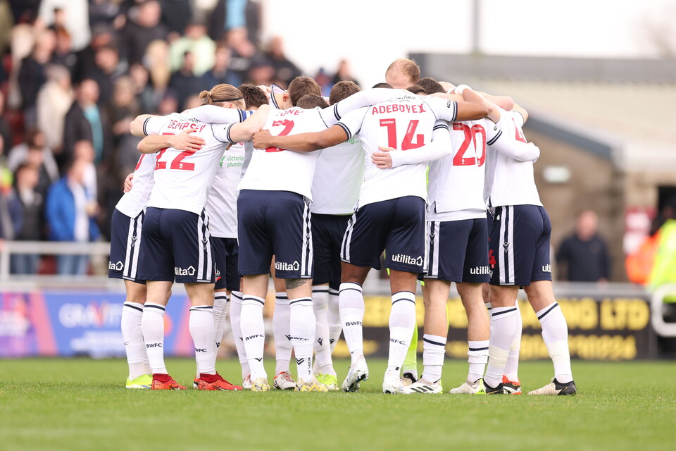 Team huddle Northampton