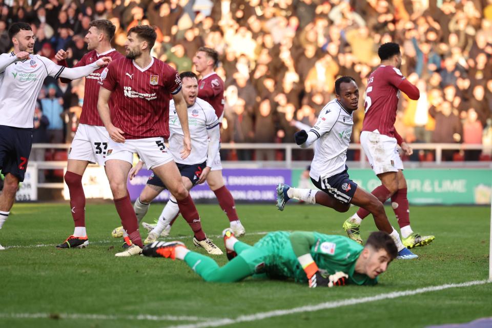 Mendes Gomes equaliser Northampton