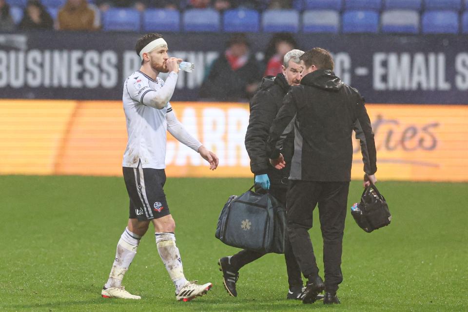 Jack Iredale head injury treatment