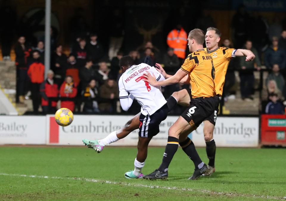 Mendes goal Cambridge