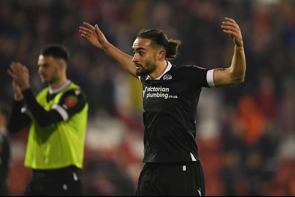 Williams celebration Barnsley