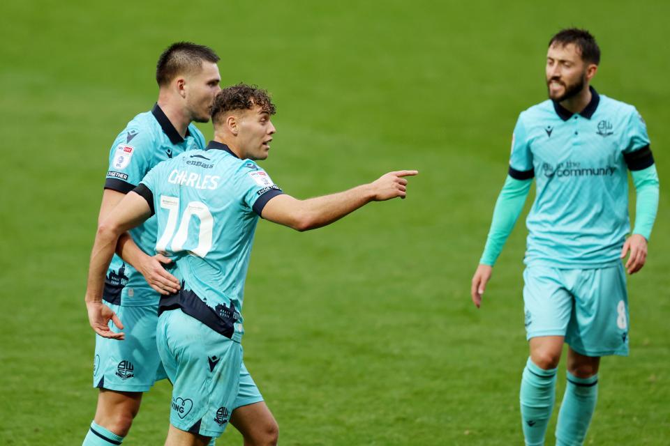 Dion Charles celebration Port Vale