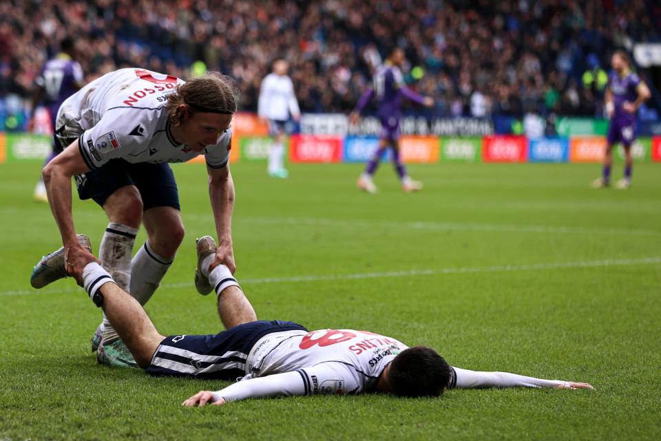 Bodvarsson Collins pitch celebration
