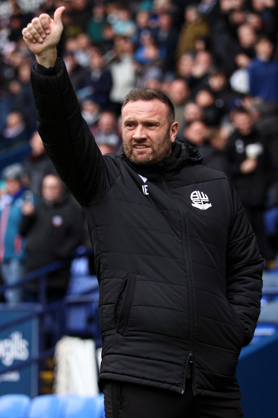 Evatt thumps up