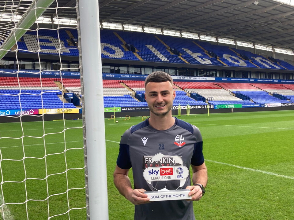 Aaron Collins goal of the month