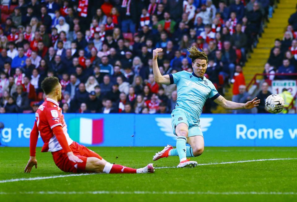 Dion Charles first goal Barnsley