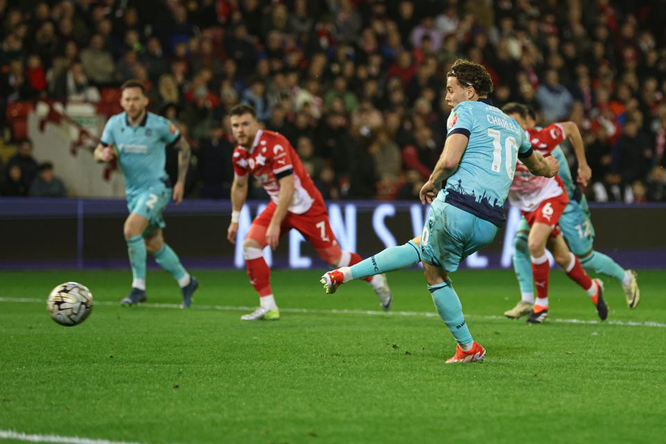 Dion Charles penalty Barnsley