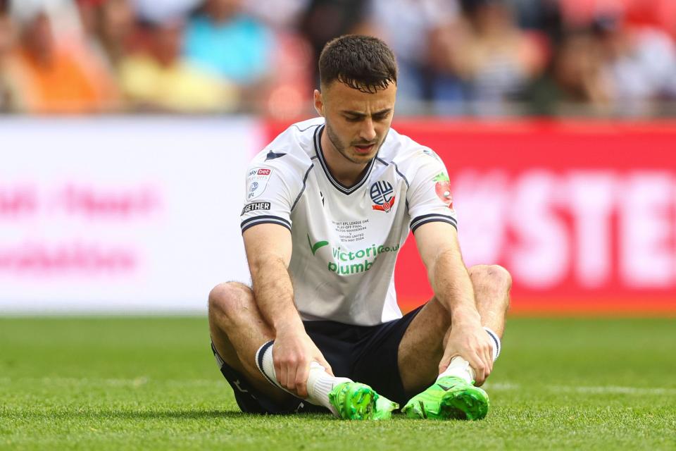 Collins dejection Wembley