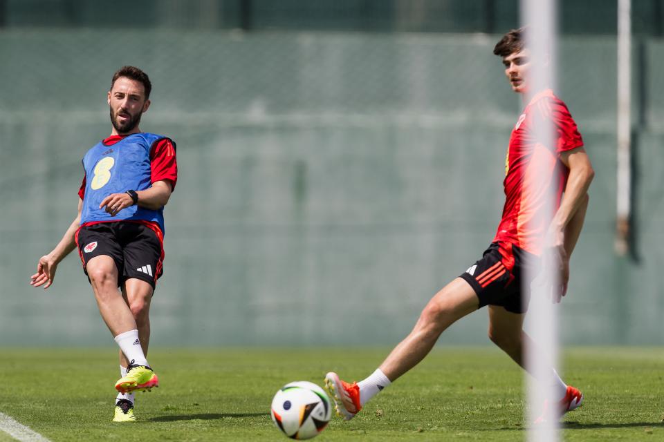 Josh Sheehan Wales training
