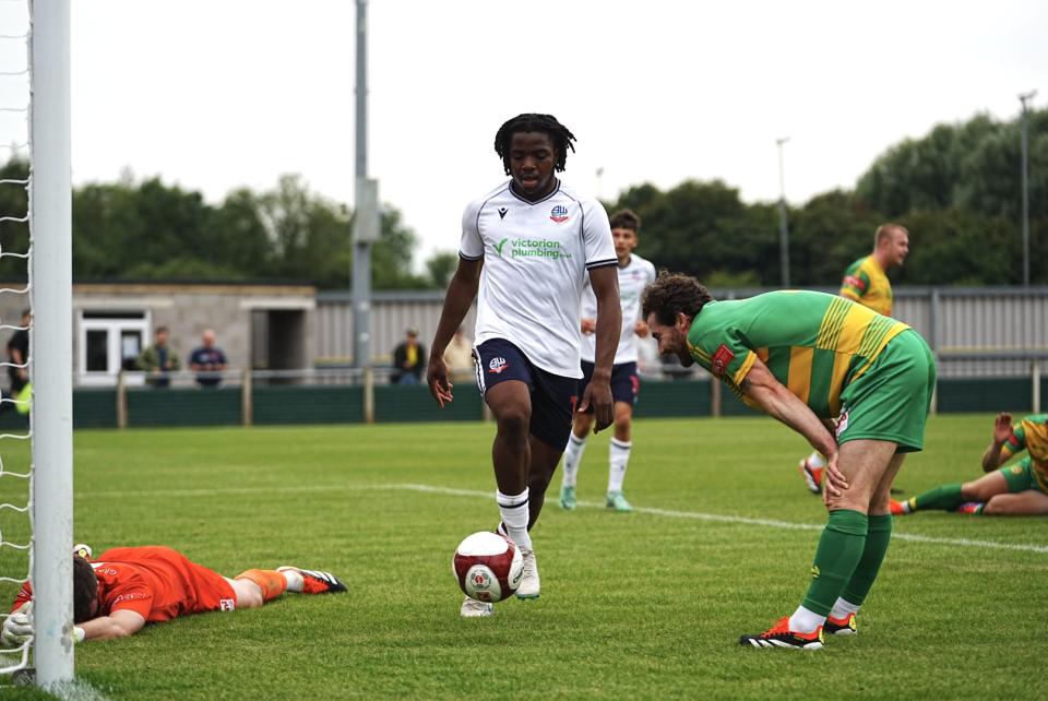 Dubem Eze celebrating