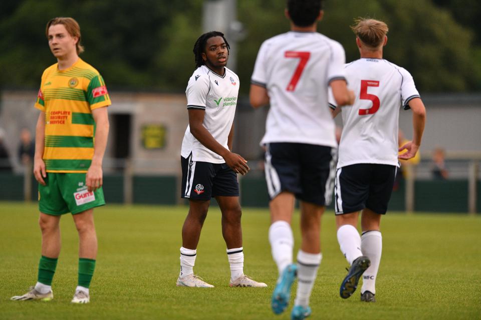 Dubem Eze celebrating