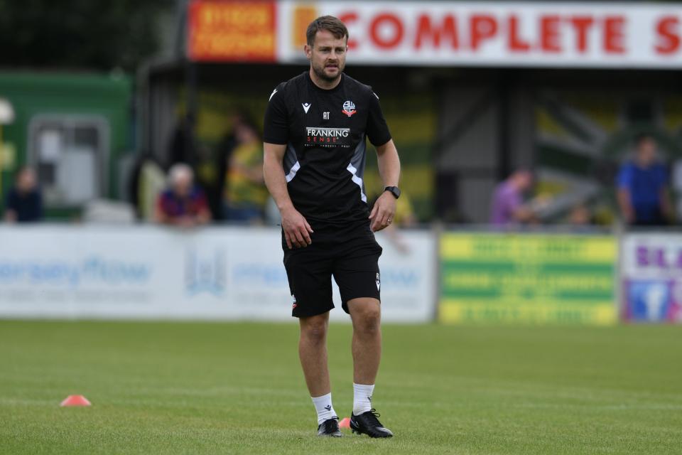 B Team Head Coach Andy Taylor at Runcorn
