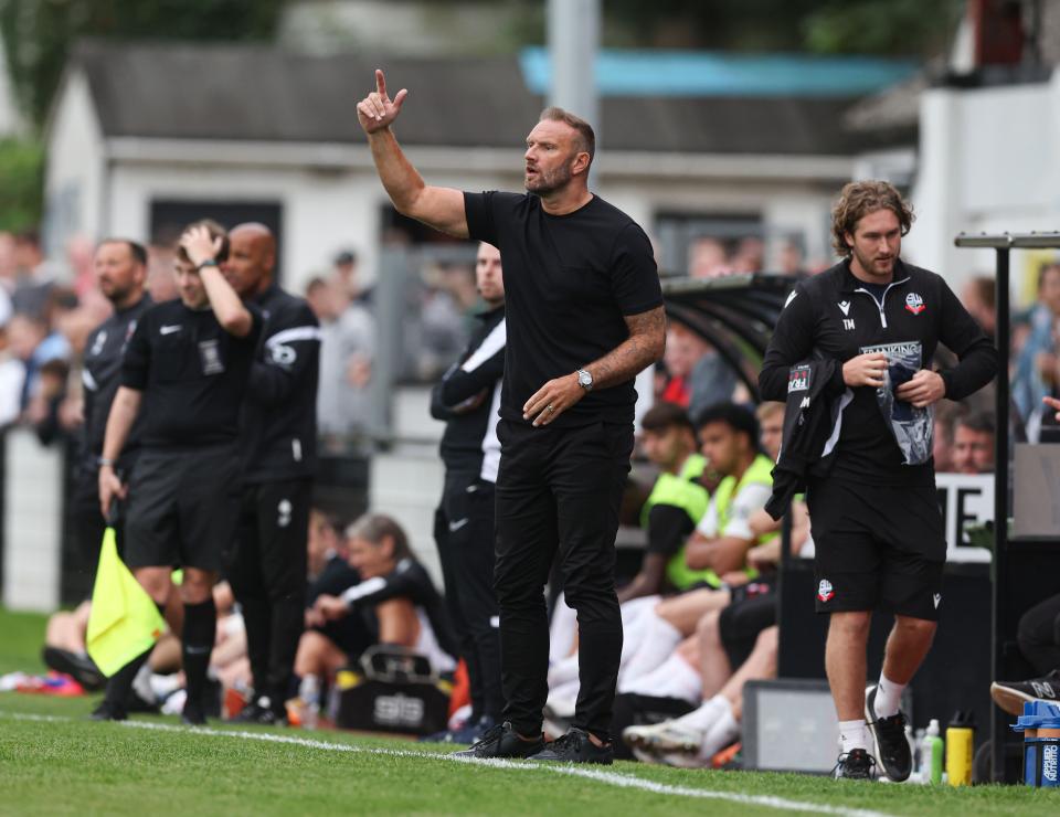 Ian Evatt touchline Chorley
