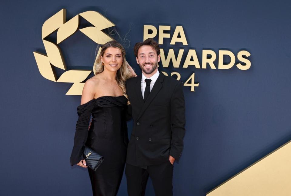 Josh Sheehan and wife PFA awards