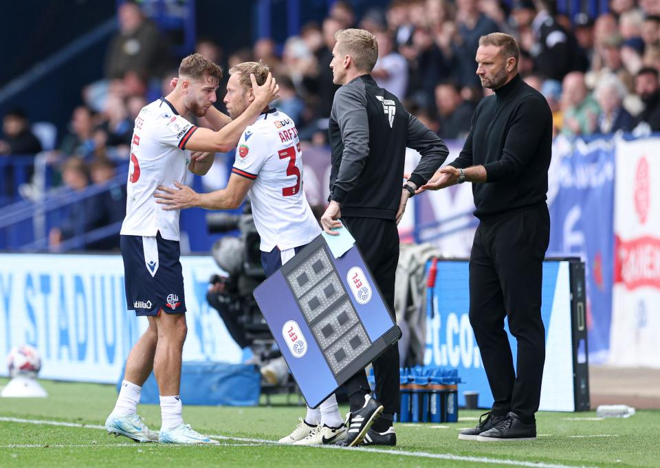 Ian Evatt subs Wrexham