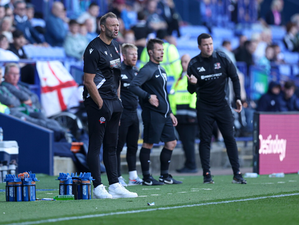 Ian Evatt instructions Exeter