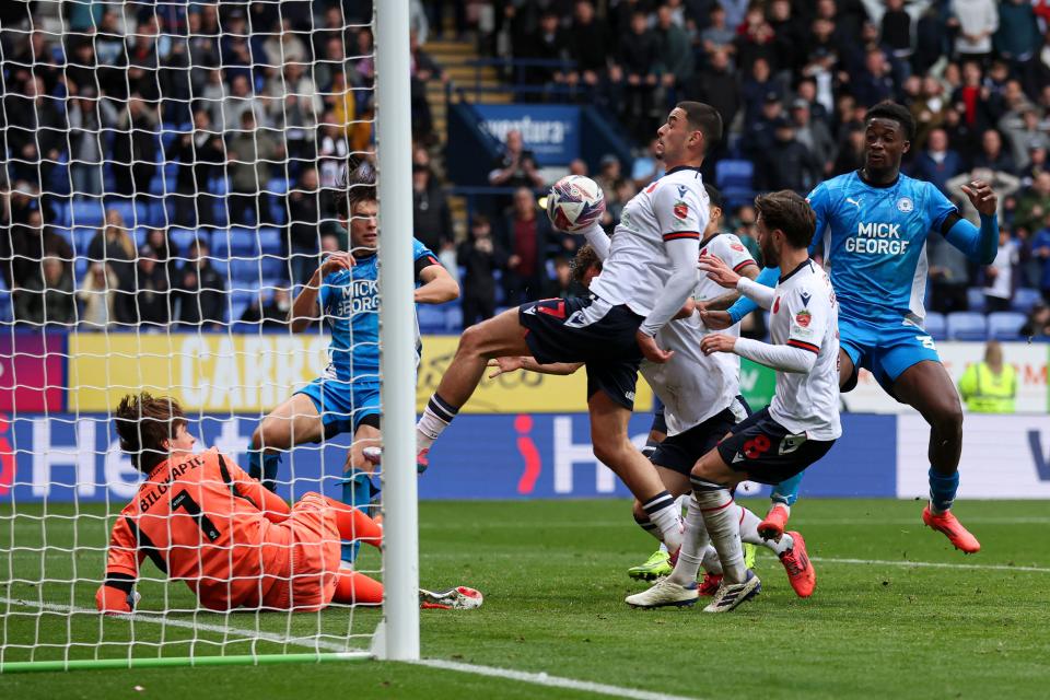 Klaidi Lolos goal Peterborough
