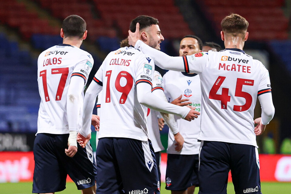Collins celebration Huddersfield