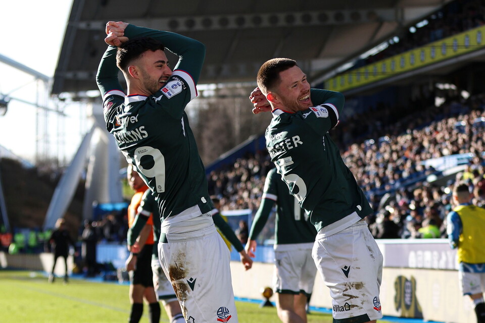 Huddersfield Aaron Collins Goal Celebration