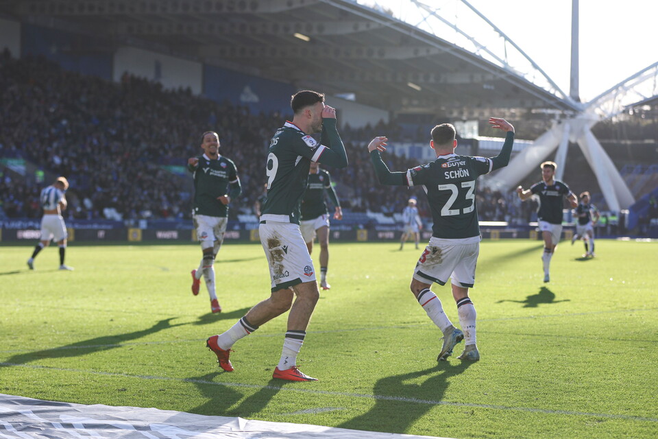 Huddersfield Aaron Collins Goal Celebration