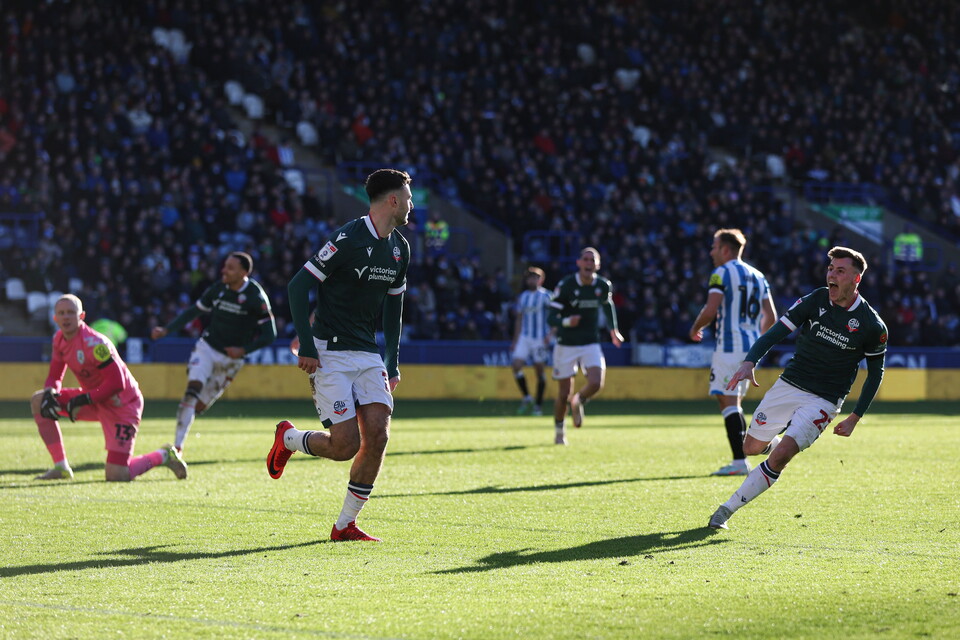 Huddersfield Aaron Collins Goal Celebration