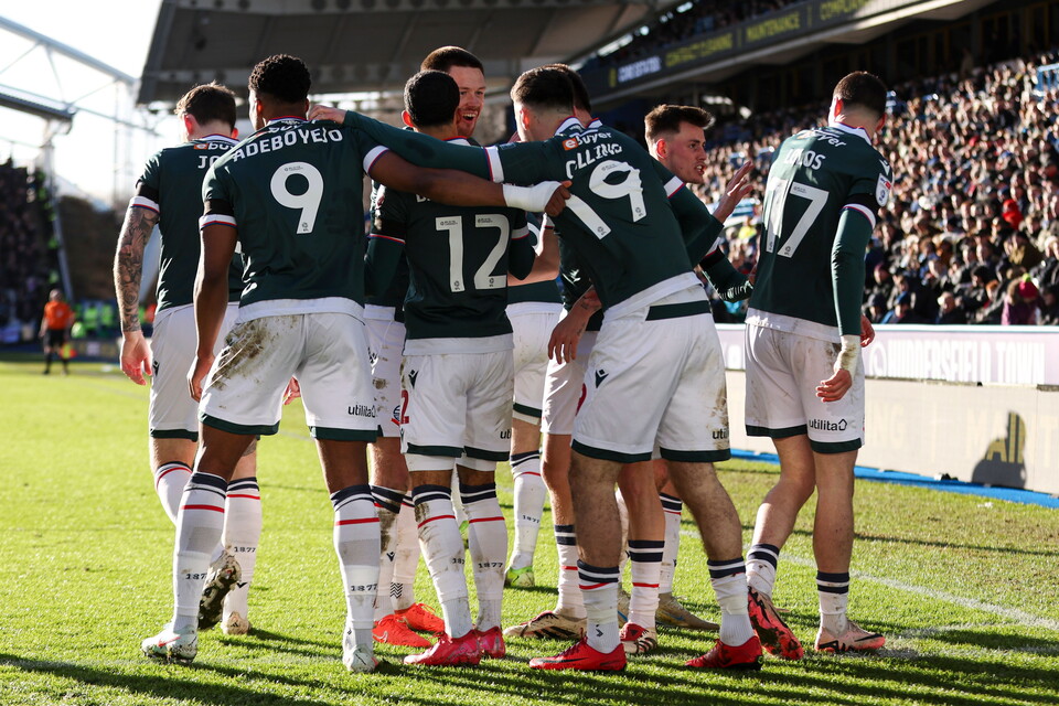Huddersfield goal celebrations