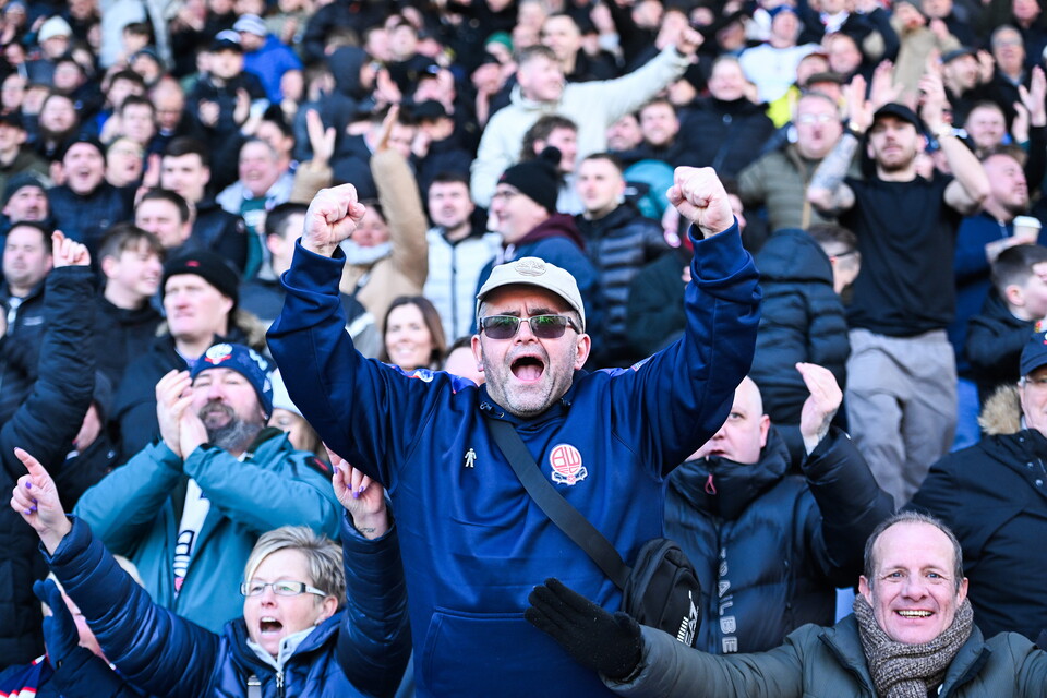 Fans at Huddersfield
