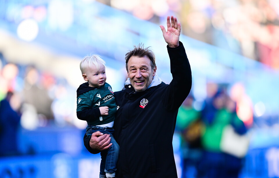 Huddersfield Full Time Celebrations Julian Darby