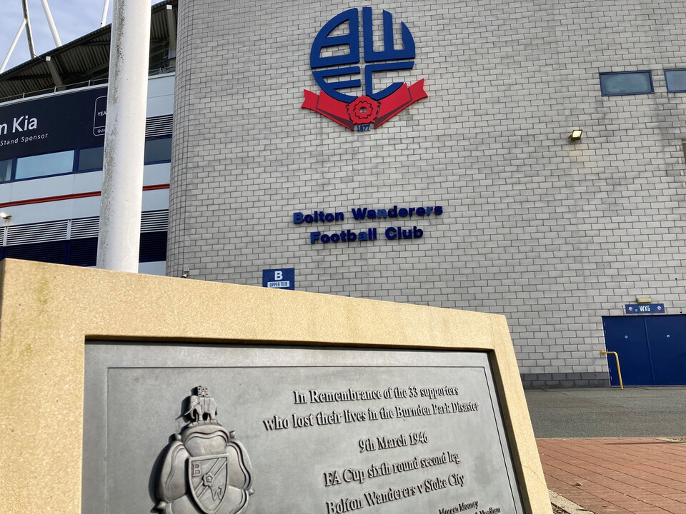 Burnden Park memorial stadium