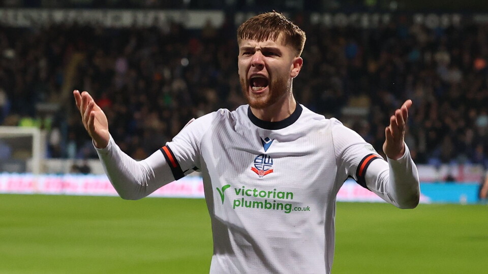 John McAtee celebrating versus Birmingham City