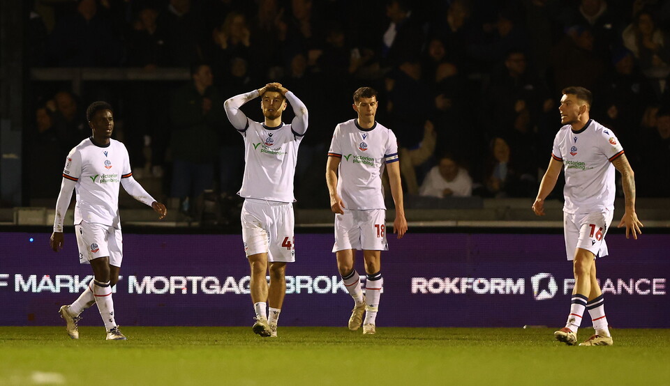 Wanderers disappointment Bristol Rovers
