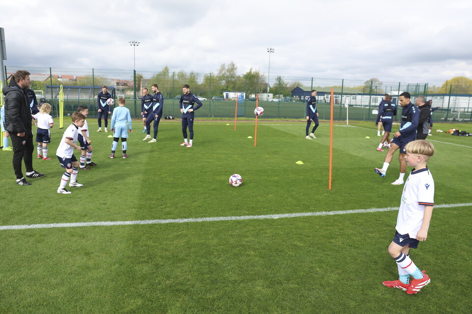 Under 8s passing drill