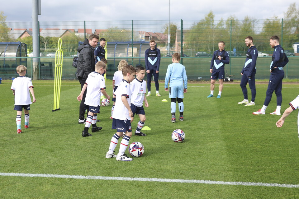 Under 8s passing drill