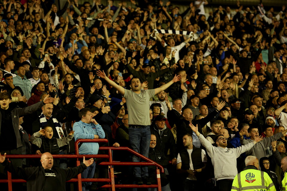 Bolton Fans at Barnsley