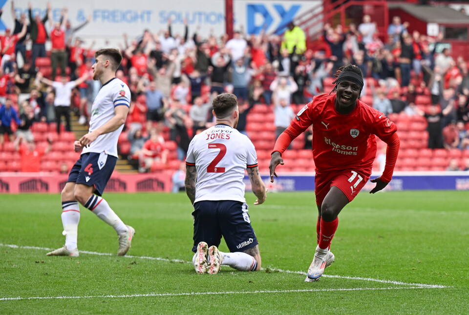 Jalo Barnsley first goal