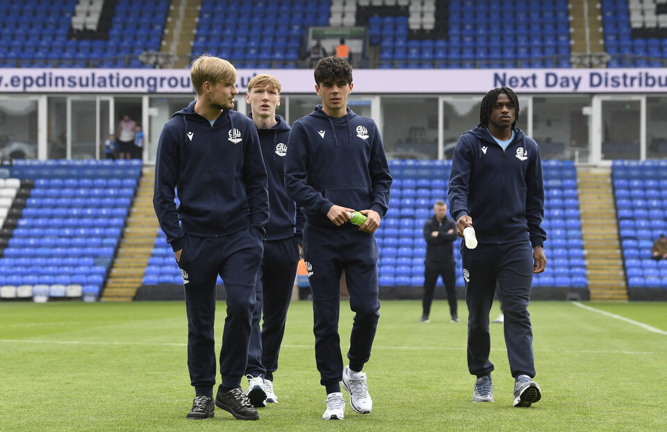Youngsters pre-Peterborough