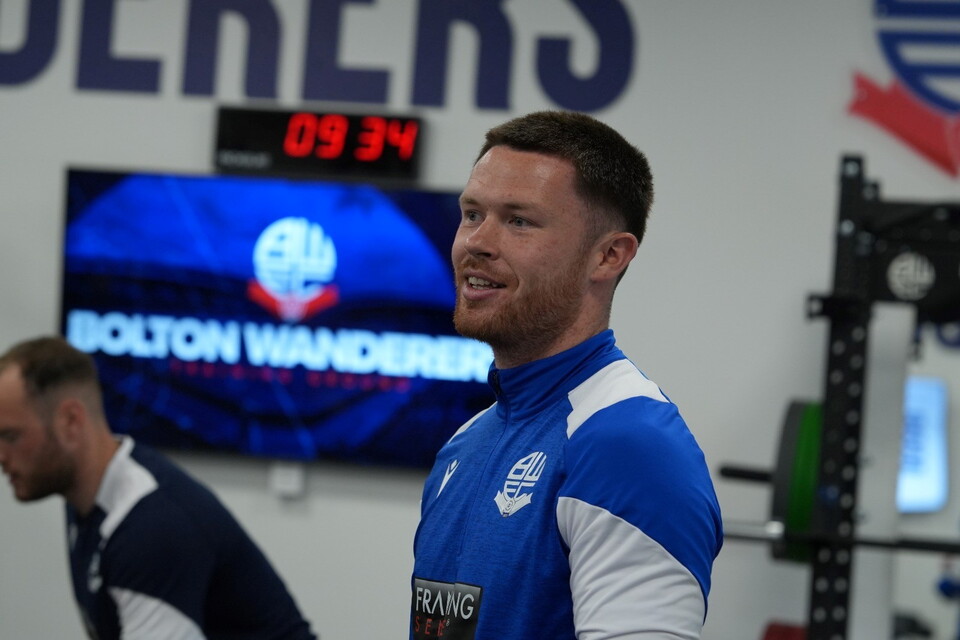 Will Forrester smile gym pre-season