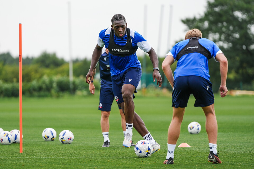 David Abimbola training
