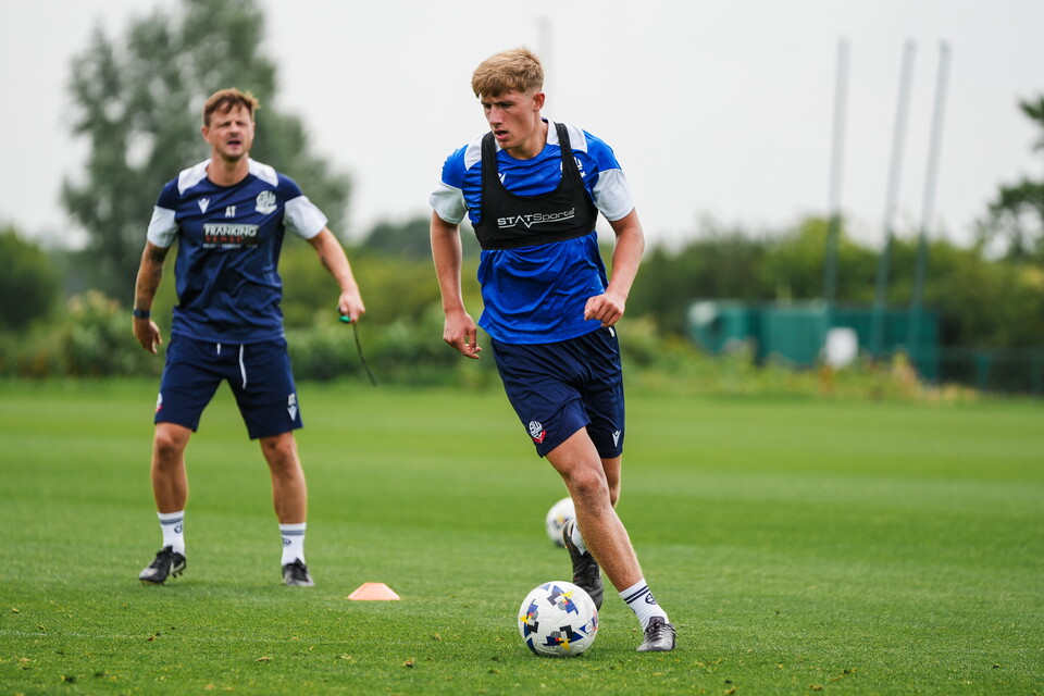 Jamie Grayson training