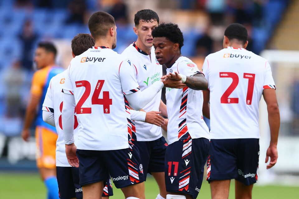 Thierry Gale celebration Shrewsbury