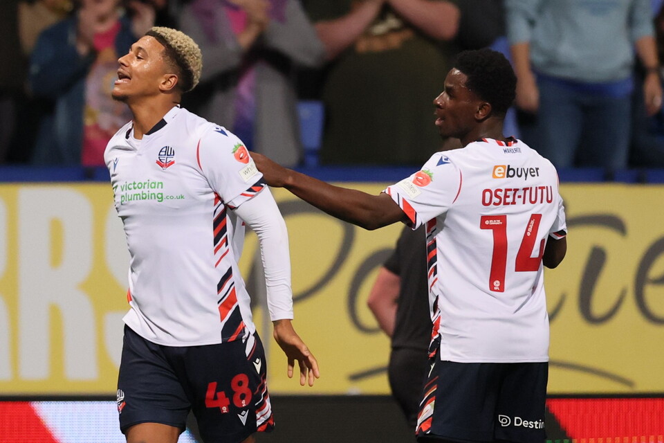 Mason Burstow celebrates versus Reading