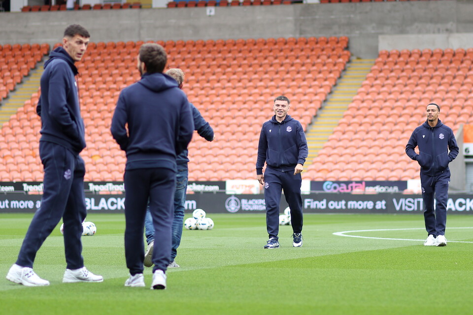 Wanderers at Blackpool