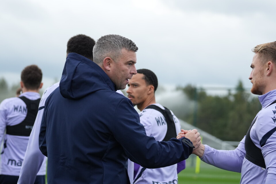 Wanderers training session