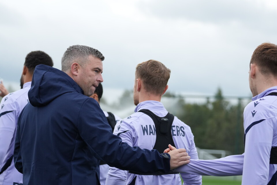 Wanderers training session